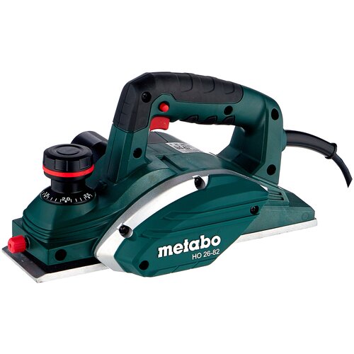 Сетевой электрорубанок Metabo HO 26-82 коробка, 620 Вт зеленый