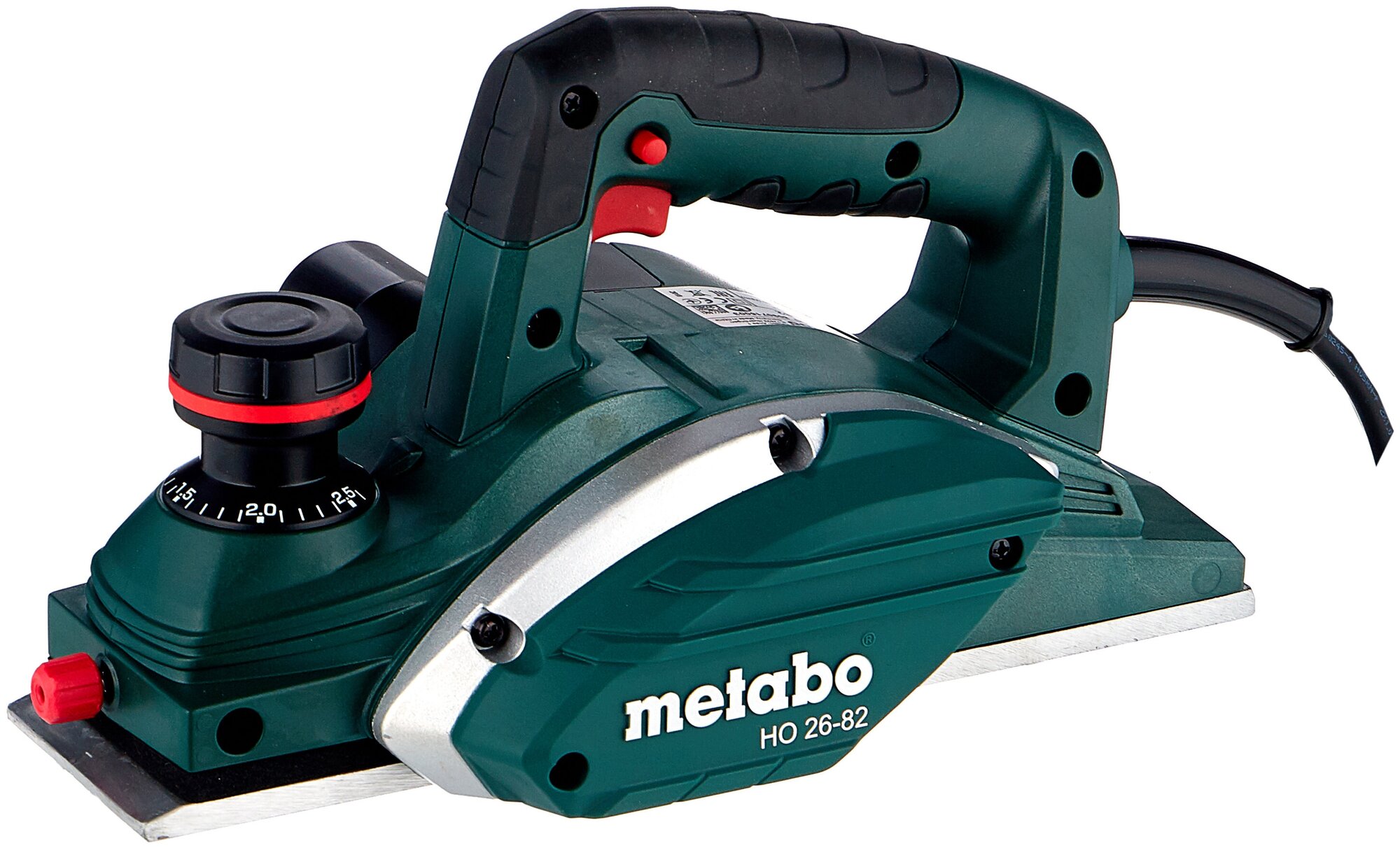 Сетевой электрорубанок Metabo HO 26-82 коробка 620 Вт