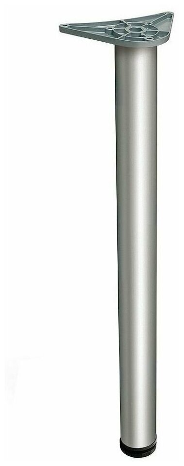 Опора офисная ножка 60х710 хром матовая усы (GMF) 4 шт.