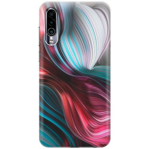фото Силиконовый чехол на meizu 16xs / мейзу 16 икс эс с принтом "разноцветные изгибы" re:pa