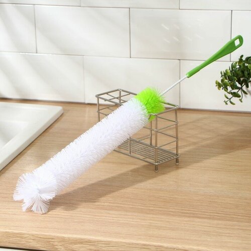 Ёршик для посуды Доляна, 56×5 см, цвет микс