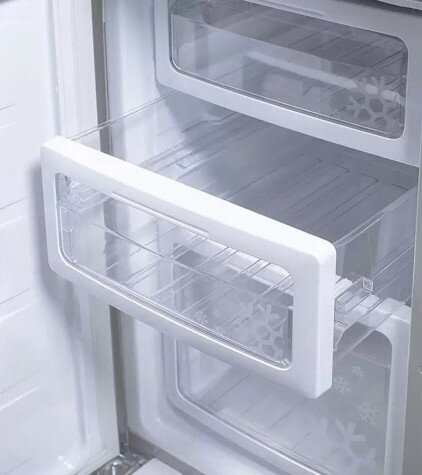 Холодильник Sharp SJEX93PBE, бежевый - фото №17