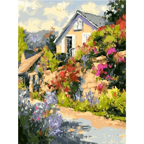Картина по номерам Загородный домик 40х50 см Hobby Home картина по номерам домик пастора 40х50 см
