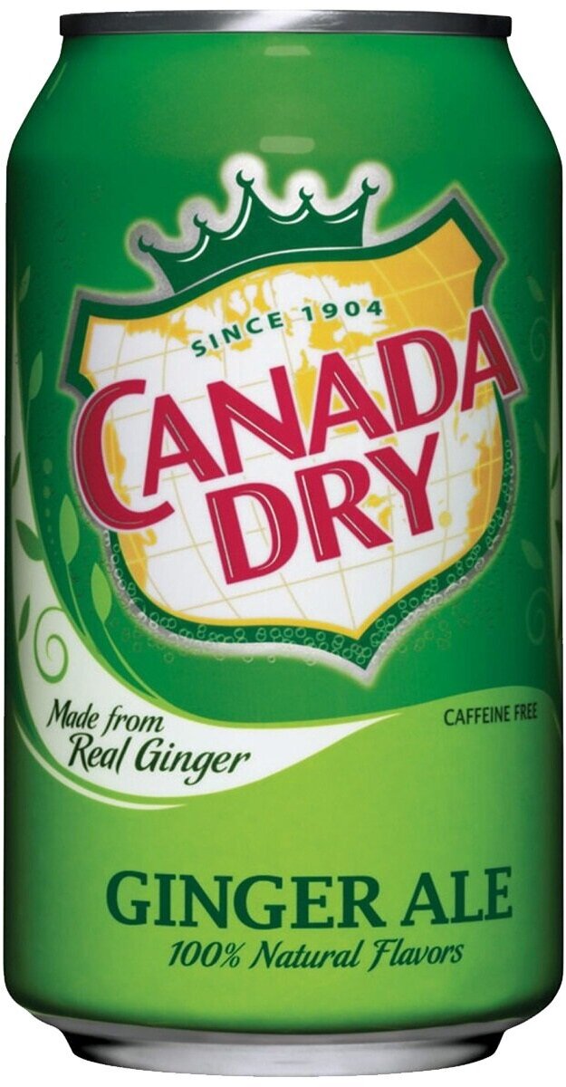 Напиток б/а газ. Canada Dry Ginger Ale 330 мл ж/б - фотография № 2