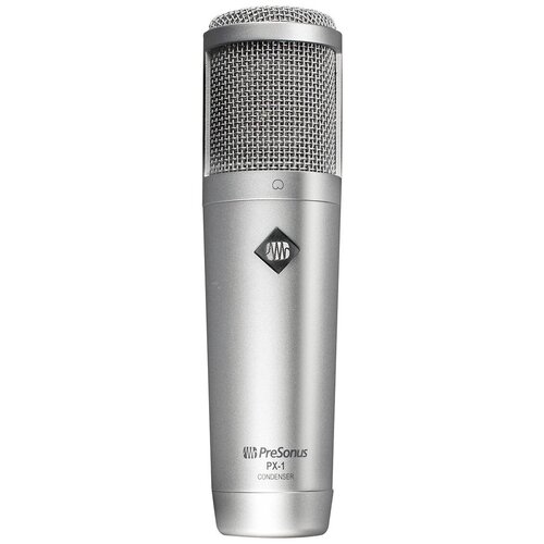 Микрофон проводной PreSonus PX-1, разъем: XLR 3 pin (M), серебристый
