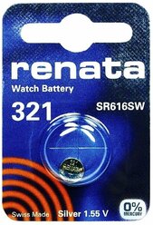Батарейка Renata SR616SW, 1 шт.