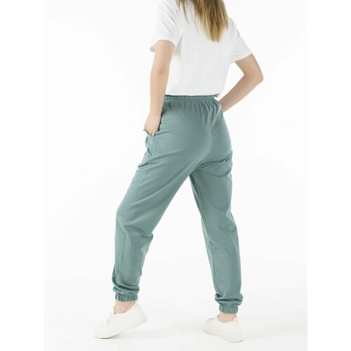 фото Брюки fazo-r, размер 48, зеленый