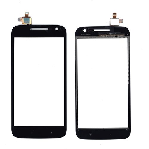 Сенсорное стекло (тачскрин) для Motorola Moto G4 Play черное тачскрин сенсор для prestigio multiphone 3400 duo черный