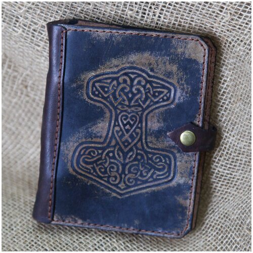 Блокнот кожаный с тиснением