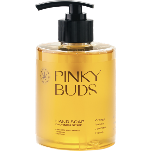 Жидкое мыло PINKY BUDS Апельсин, Ваниль, Жасмин, Конопля.300мл