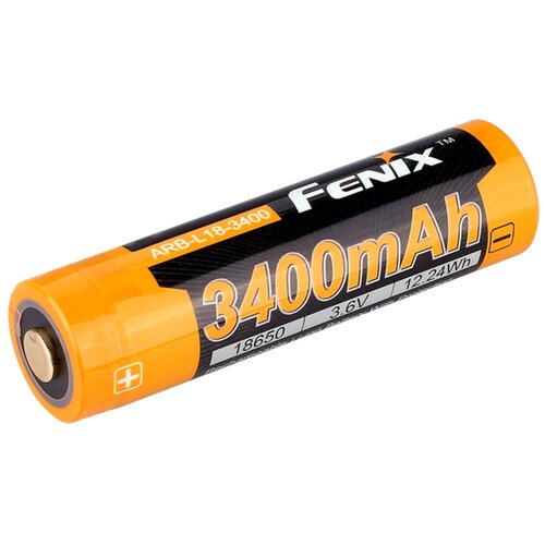 фото Fenix аккумулятор fenix arb-l18-3400 18650 li-ion 3400 mah, защищенный