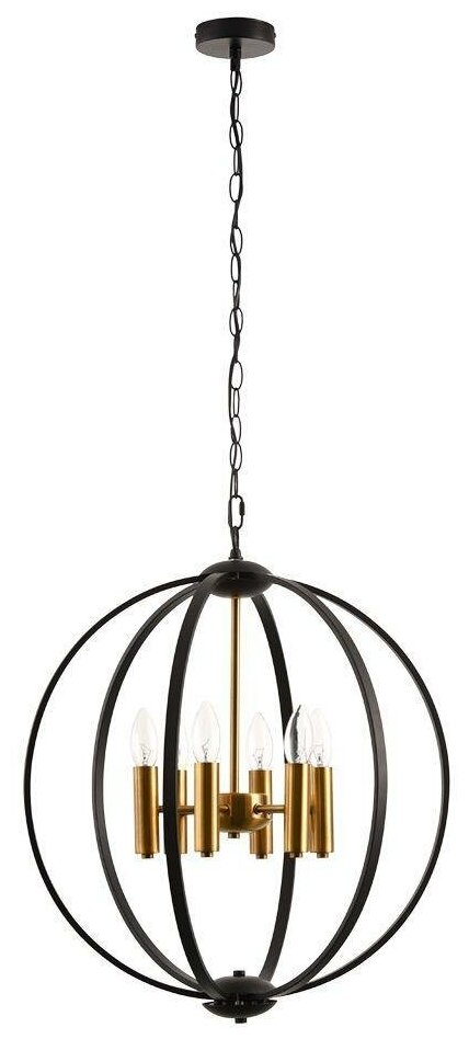 Подвесная люстра Arte Lamp Castula A7013SP-6BK