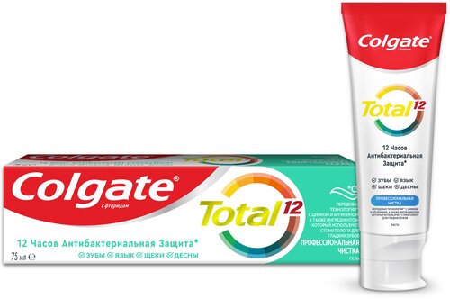 Зубная паста Colgate Профессиональная чистка (гель) комплексная, 75 мл, 75 г, красный