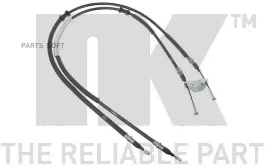 NK 9036104 трос ручника OPL ASTRA G 01-
