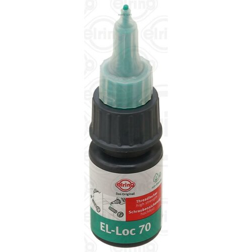 ELRING 700521 Герметик анаэробный 10 мл EL-Loc 70 BLUE-GREEN UNIVERSAL Фиксатор резьбы Высокопрочный T180C ELRING 700521 1220₽
