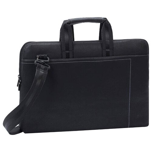 Сумка 15,6” RivaCase 8930 (PU) black, Полиуретан, Черный