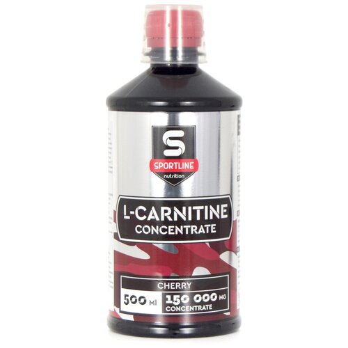 Sportline Nutrition L-карнитин Concentrate, 500 мл., вишня geneticlab nutrition l карнитин 60 000 concentrate 500 мл вишня