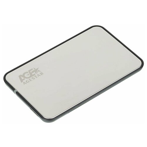 Корпус для HDD/SSD  AGESTAR 3UB2A8J-6G, серебристый