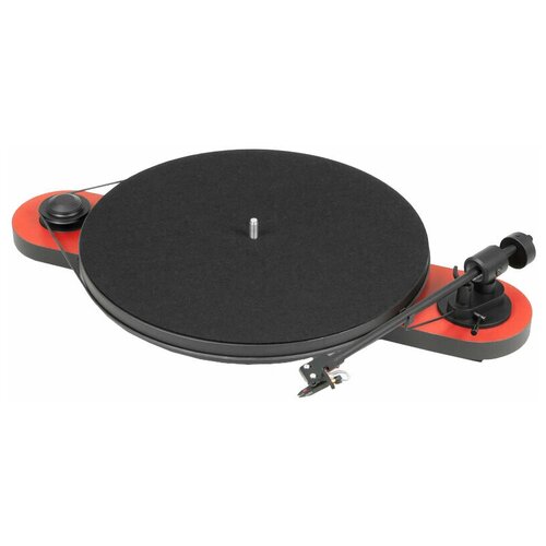 Виниловый проигрыватель Pro-Ject Elemental red/black