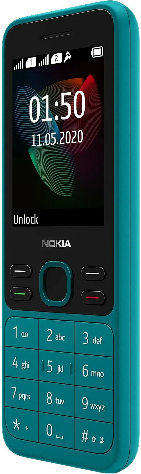 Телефон Nokia 150 (2020) Dual Sim, 2 SIM, бирюзовый - фотография № 7