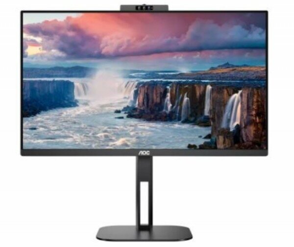 Монитор 23.8" AOC 24V5CW Black с поворотом экрана (IPS, 1920x1080, 75Hz, 1 ms, 178°/178°, 300 cd/m, 20M:1, +HDMI, +DP)