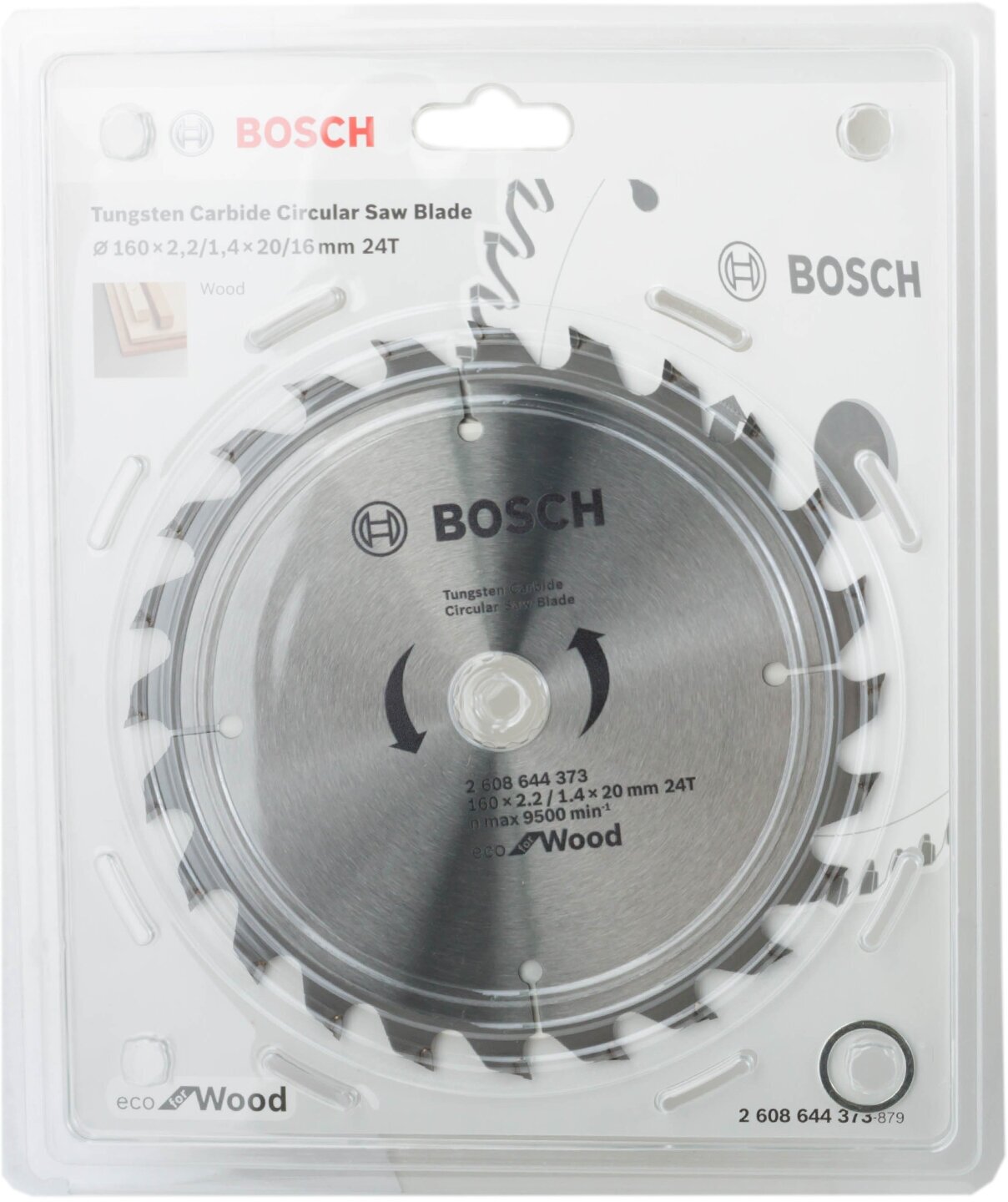 Пильный диск BOSCH Eco for wood 2608644373 160х20 мм - фотография № 9