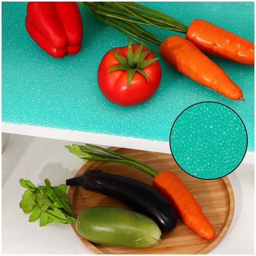 Коврик в холодильник, 30×50 см, поролон, цвет зелёный
