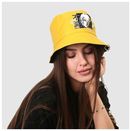 фото Панама , размер 56/58, красный, черный случай