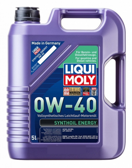 Масло моторное LIQUI MOLY Synthoil Energy 0w40 5л 1923/1361 00503