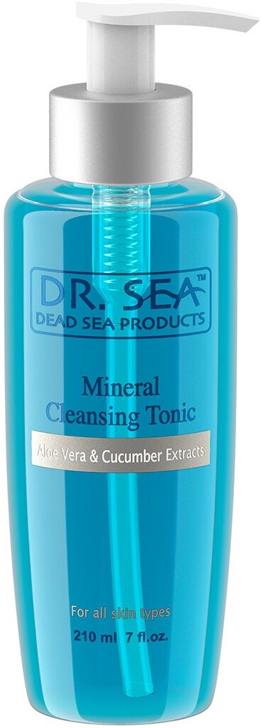 Очищающий минеральный тоник с экстрактами алоэ вера и огурца Dr.Sea Mineral Cleansing Tonic with Aloe Vera and Cucumber Extracts