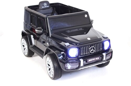 RiverToys Автомобиль Mercedes-Benz G63 T999TT, черный глянец