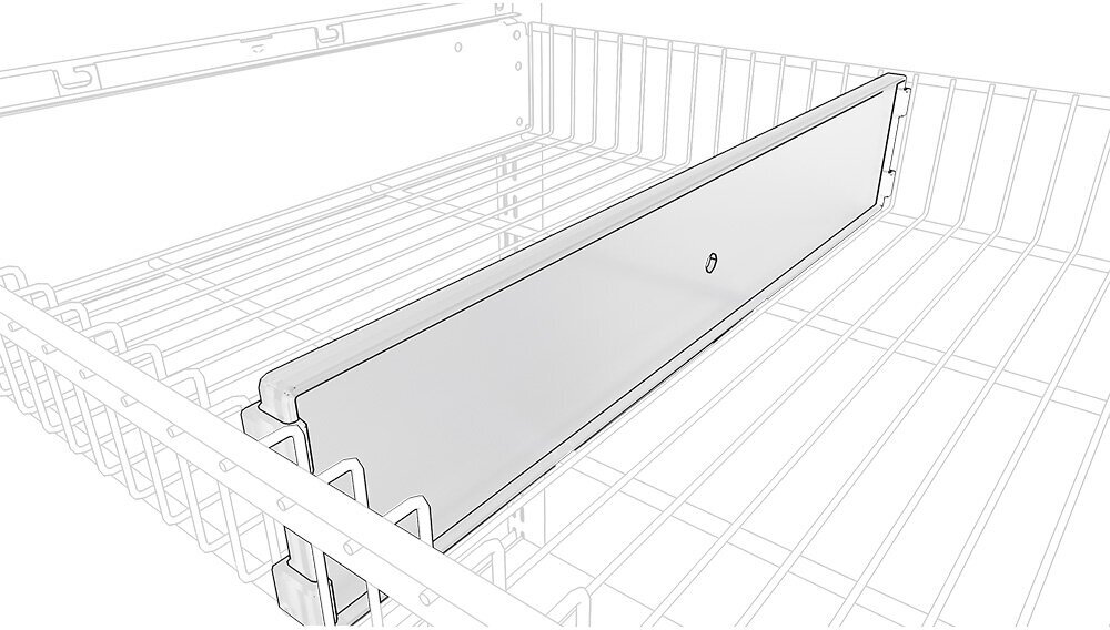 Разделитель корзины пластиковый 400х85 мм Титан-GS - фотография № 2