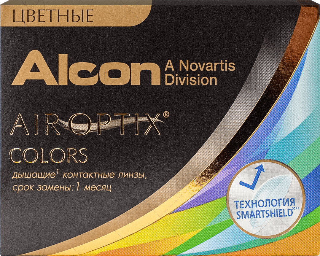 Линзы контактные цветные Alcon/Алкон air optix colors (8.6/-6,00) True sapphire 2шт Алкон Лабораториз Инк US - фото №14