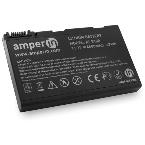 Amperin Аккумулятор для ноутбука Acer BATBL50L6, LIP6199CMPC 11,1V 4400mAh код AI-5100 аккумулятор для acer tm 7220 11 1v 4400mah amperin p n ai ex7200