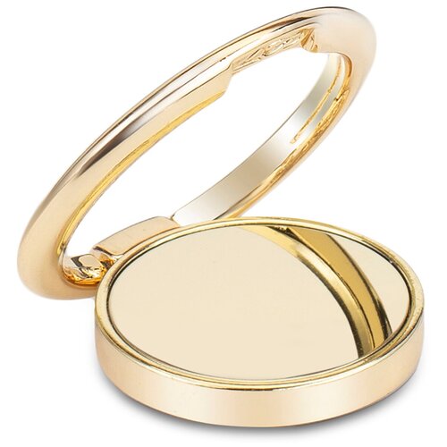 фото Кольцо держатель для телефона / зеркальное / 36 мм / золотистый luxcase