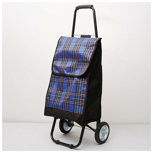 Сумка-тележка тележка для багажа DELTA, 27 л, синий, черный