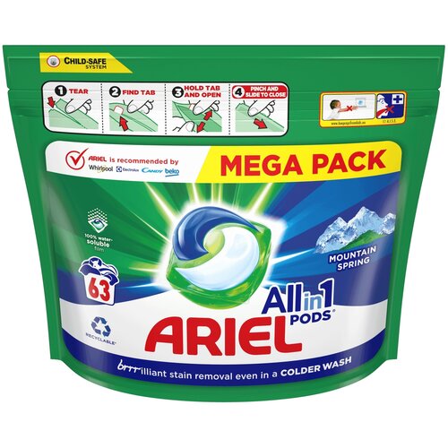 ARIEL All in 1 Pods COLOR ПРОФ Капсулы для стирки 63 шт