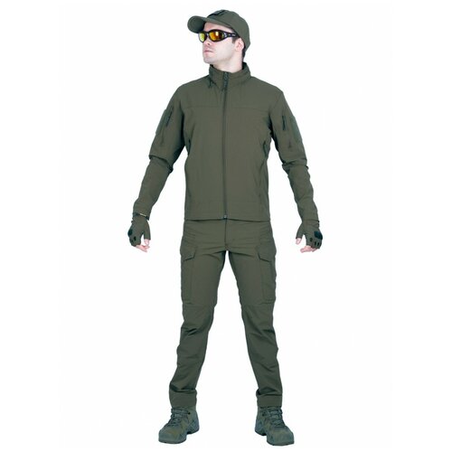 фото Костюм тактический мужской, демисезонный, gongtex outdoor tactical suit, цвет олива (olive)-xxl