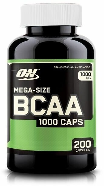 Аминокислоты и BCAA для спортсменов Optimum Nutrition BCAA 1000 Caps (200c)