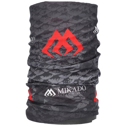 Бандана MIKADO, размер One size, черный многофункциональная бандана шарф ушные петли шейные гетры защита от ультрафиолета велосипедная маска для лица солнцезащитный крем защ