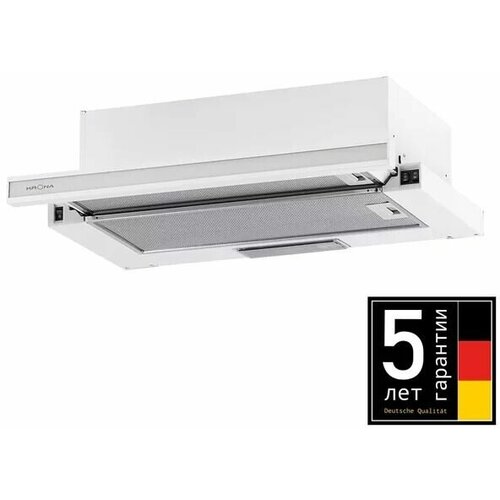 Встраиваемая вытяжка KRONA KAMILLA 600 GLASS WHITE 1738500₽