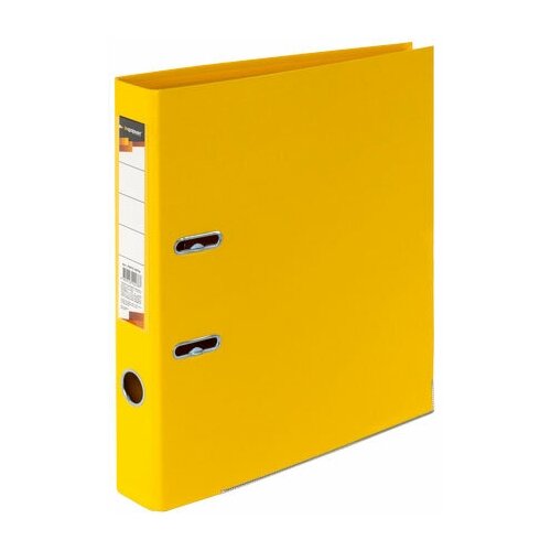 INFORMAT Папка-регистратор А4, двухстороннее покрытие ПВХ, 55 мм, желтый