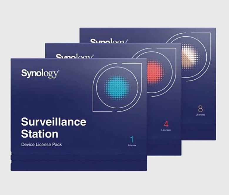 Лицензия Synology для 4-х IP-камеры (Synology Camera License Pack 4)