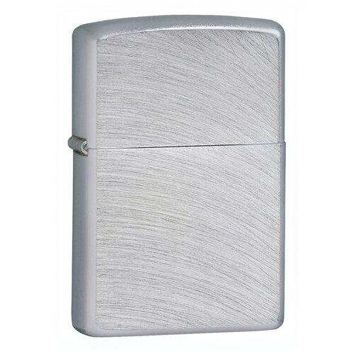 Зажигалка ZIPPO Classic с покрытием Chrome Arch, латунь/сталь, серебристая, матовая, 38x13x57 мм зажигалка zippo classic 200 латунь сталь серебристый матовый