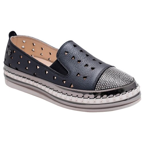 лоферы (женские) Lab Milano ZZ003 темно-синий 37