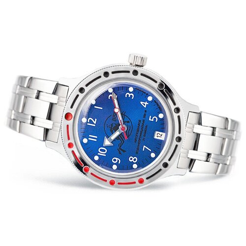 фото Наручные часы восток, синий, серебряный