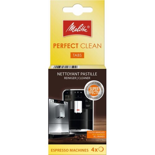 Таблетки Melitta для чистки от кофейных масел Perfect Clean 4шт в упак 1629259 1500791 1002₽