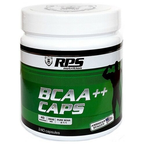 BCAA RPS Nutrition BCAA++ Caps, нейтральный, 240 шт. rps nutrition l карнитин 240 шт нейтральный