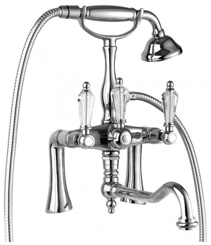 Cezares Смеситель на борт ванны Cezares Diamond (DIAMOND-PBV2-01-Sw) хром