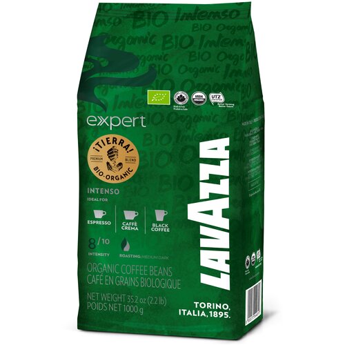 Кофе в зернах Lavazza Tierra Bio Organic Expert 100% арабика 1 кг, 1332300